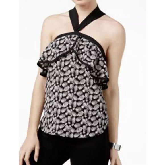 Bcx Juniors' Pineapple Print‎ Halter Top NWT - Picture 6 of 6